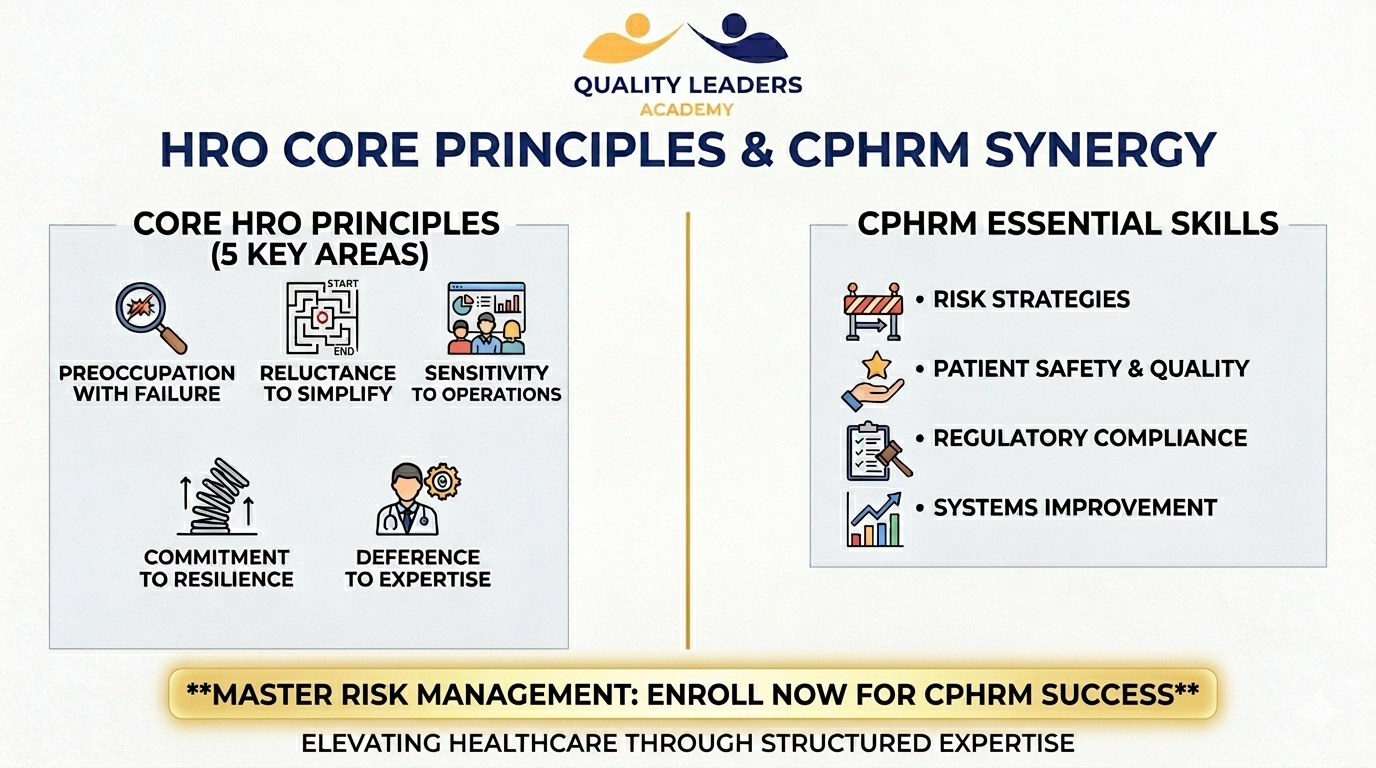 HIGH RELIABILITY ORGANIZATION IN HEALTHCARE: WHY CPHRM CERTIFICATION IS ESSENTIAL FOR RISK MANAGEMENT EXCELLENCE