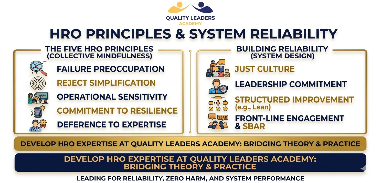 HRO PRINCIPLES IN HEALTHCARE: A PRACTICAL GUIDE TO BUILDING SAFER, MORE RELIABLE SYSTEMS