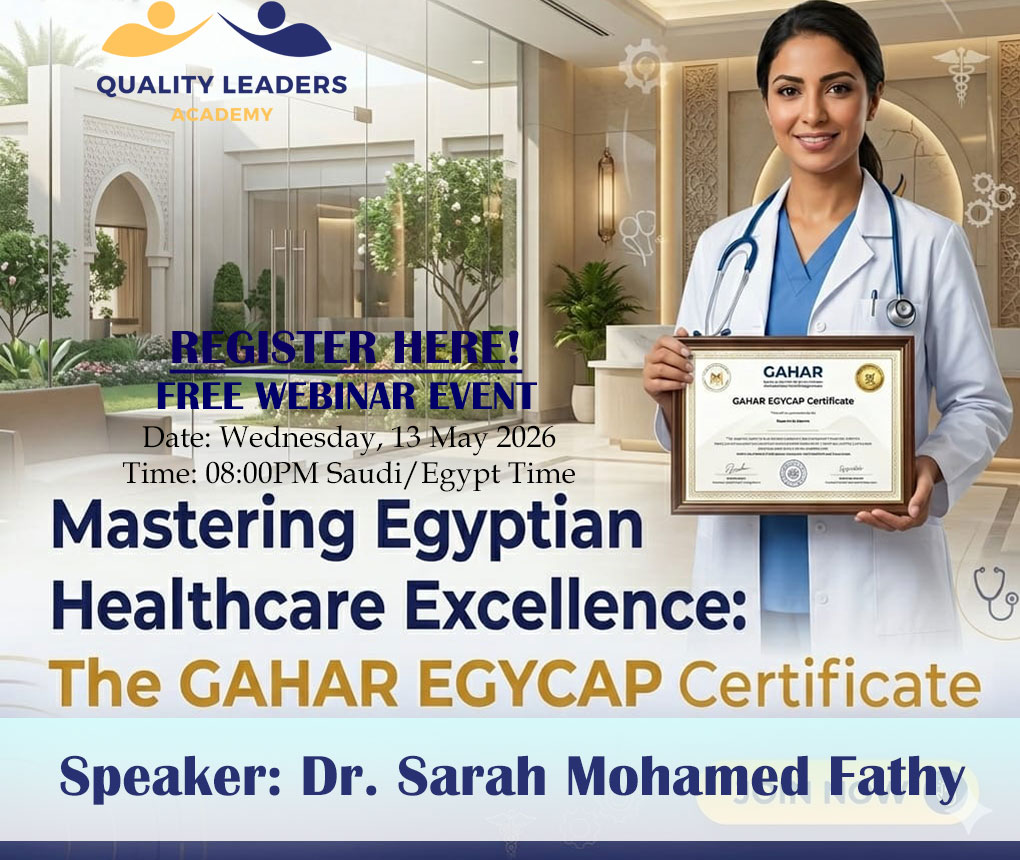 Mastering Egyptian Healthcare Excellence: The GAHAR EGYCAP Certificate