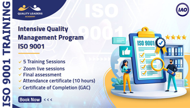 ISO 1001: Quality Management System – ISO 9001:2015 Intensive Training Program [for ARAB LEARNERS]